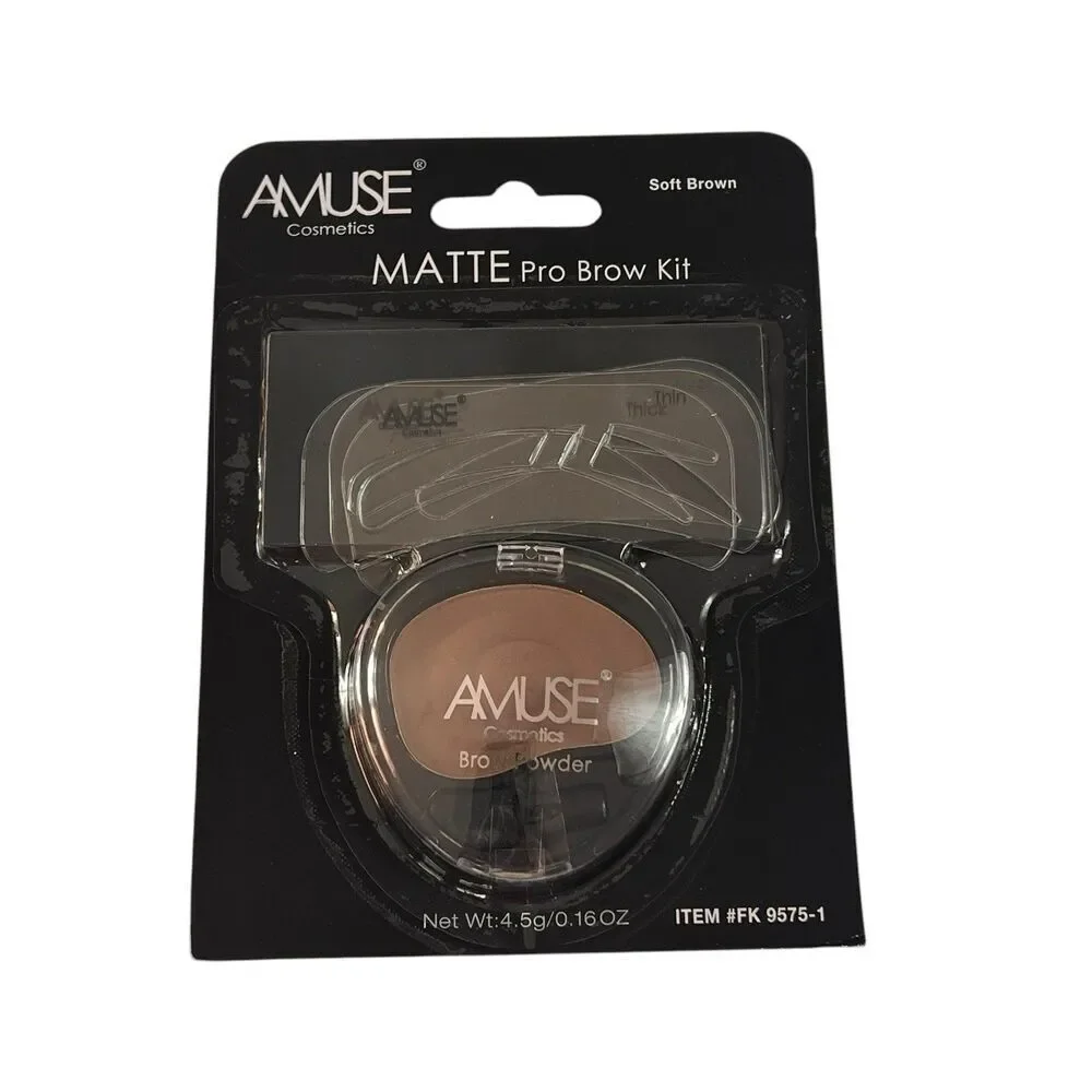Bundle AMUSE Cosmetics  Blush / Highlight / Brozer Palette + Matte Pro Brow